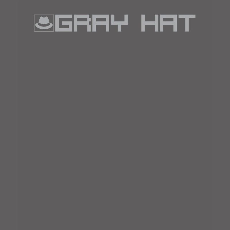 Grey Hat Hacker Typ