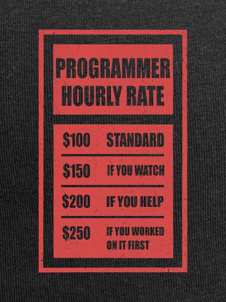 Programmer hourly rate programmer