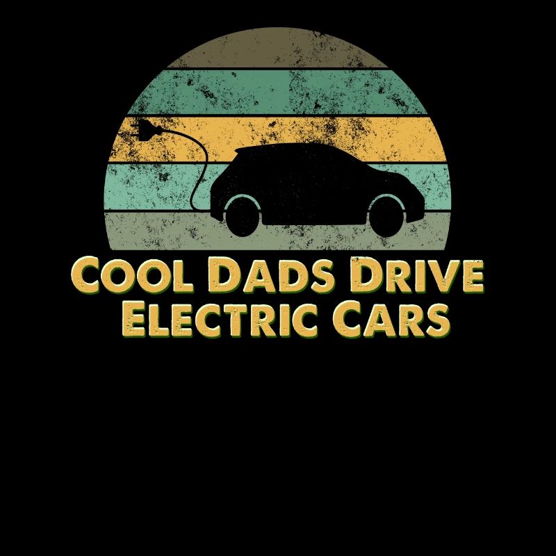 Elektroauto Vater E-Auto Papa