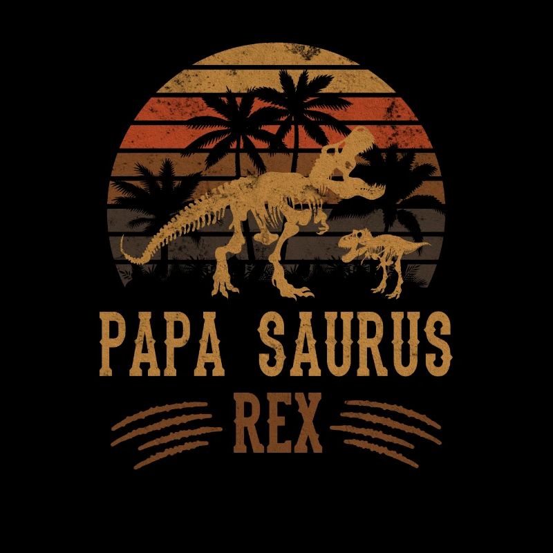 Papa Saurus Rex Dinosaurier Saurier Vatertag
