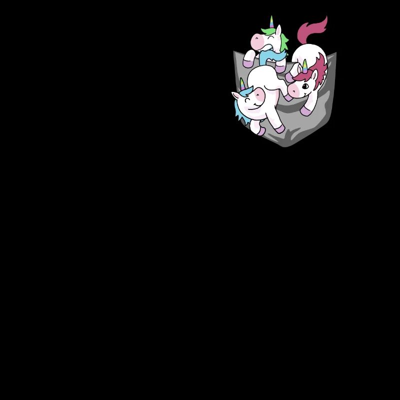 Einhorn Brusttasche