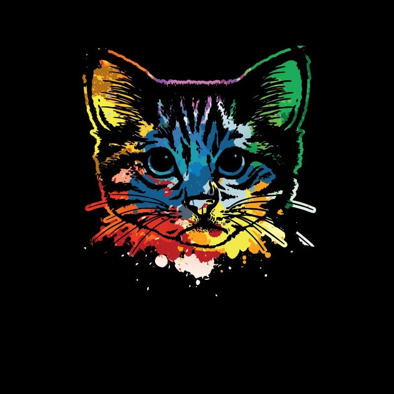 Cat pop art