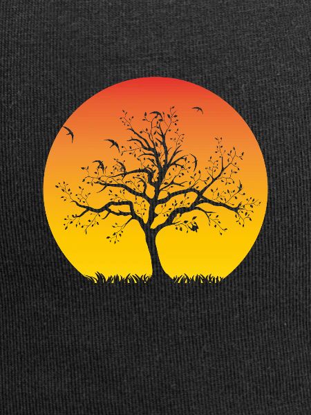 Tree sunset