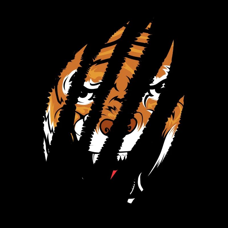 visage de tigre