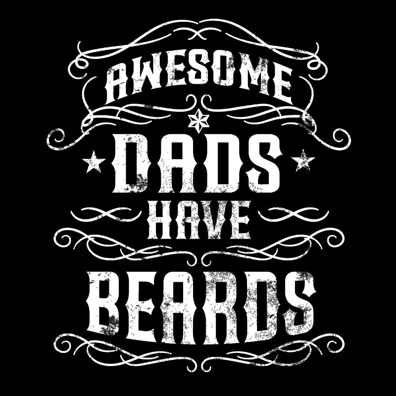 Les papas impressionnants ont la barbe
