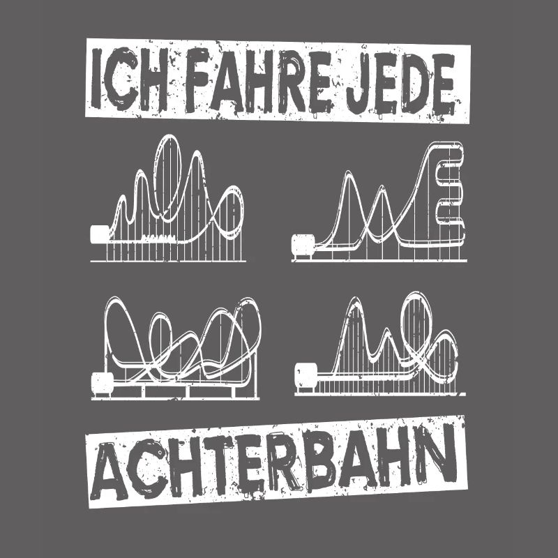 Achterbahn Rollercoaster Freizeitpark Geschenkidee