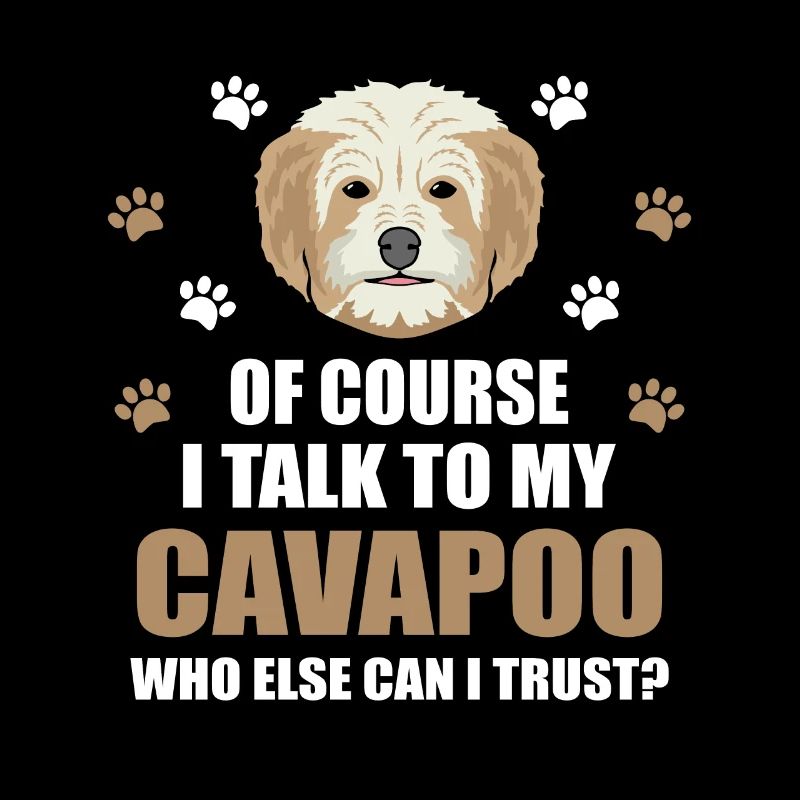 Idée de cadeau de chemise de race de chien Cavapoo