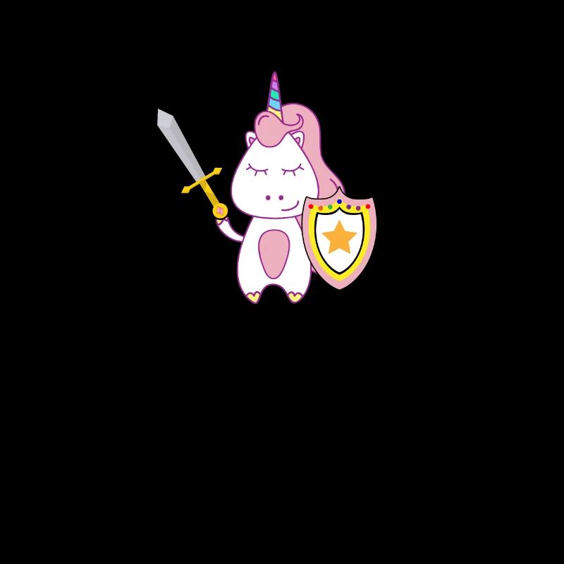 Bouclier épée licorne