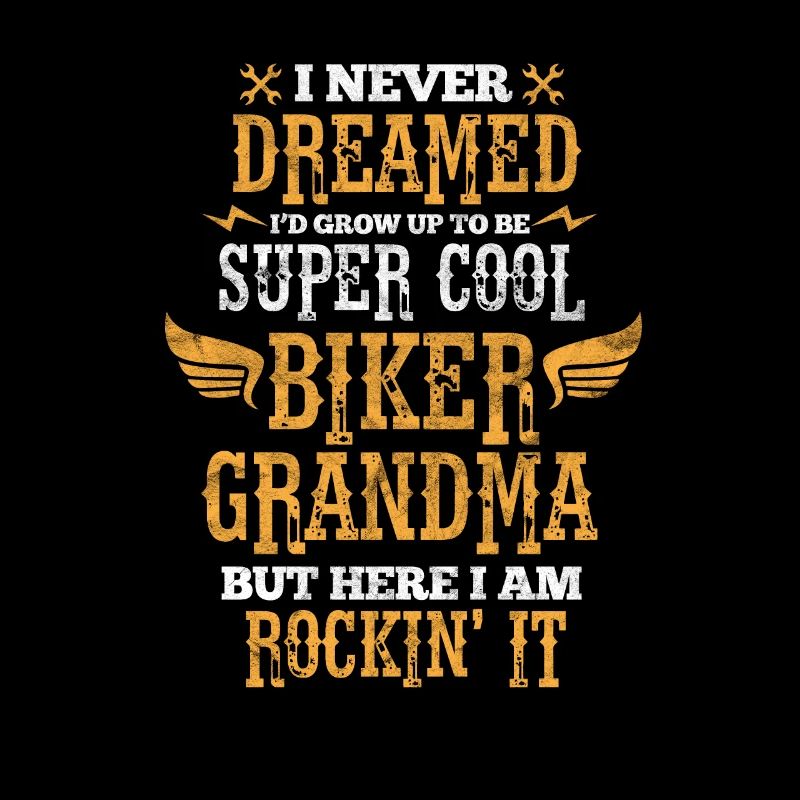 Oma Motorrad Biker Enkel Großmutter Geschenk