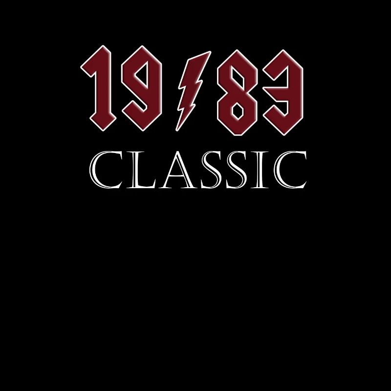 Top 1983 Geburtstag Rock Classic Geschenk Design