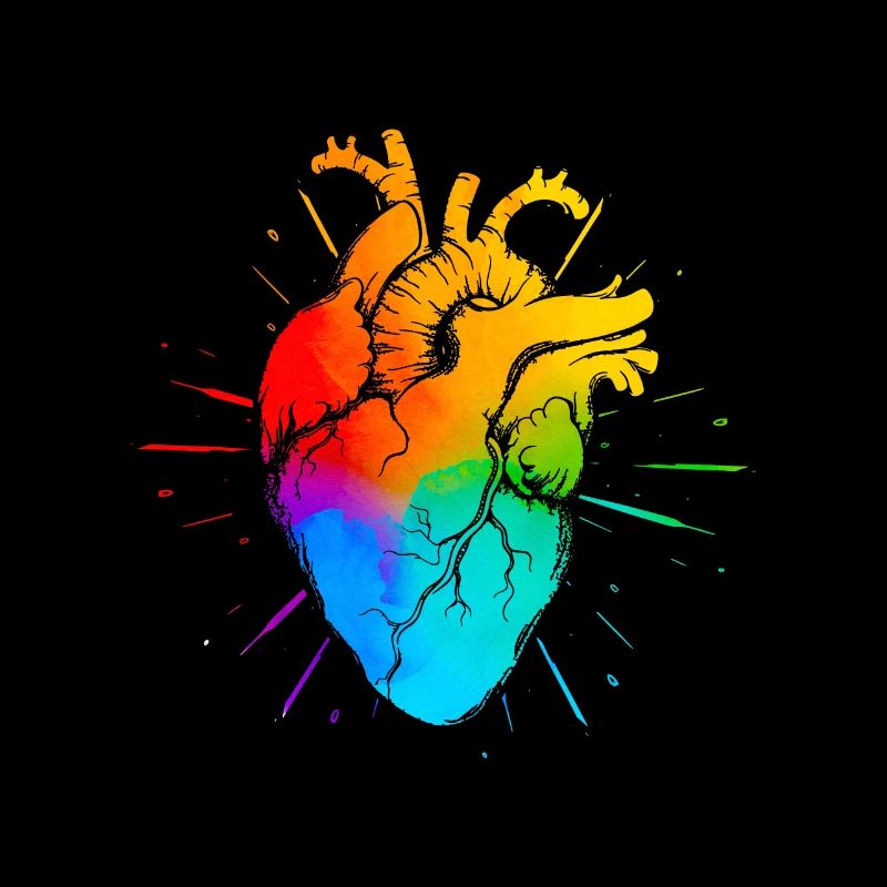 LGBT Rainbow Heart