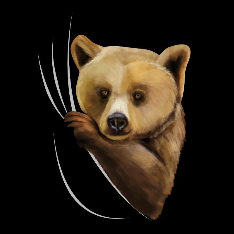 Brown bear from inside bear bear lover gift