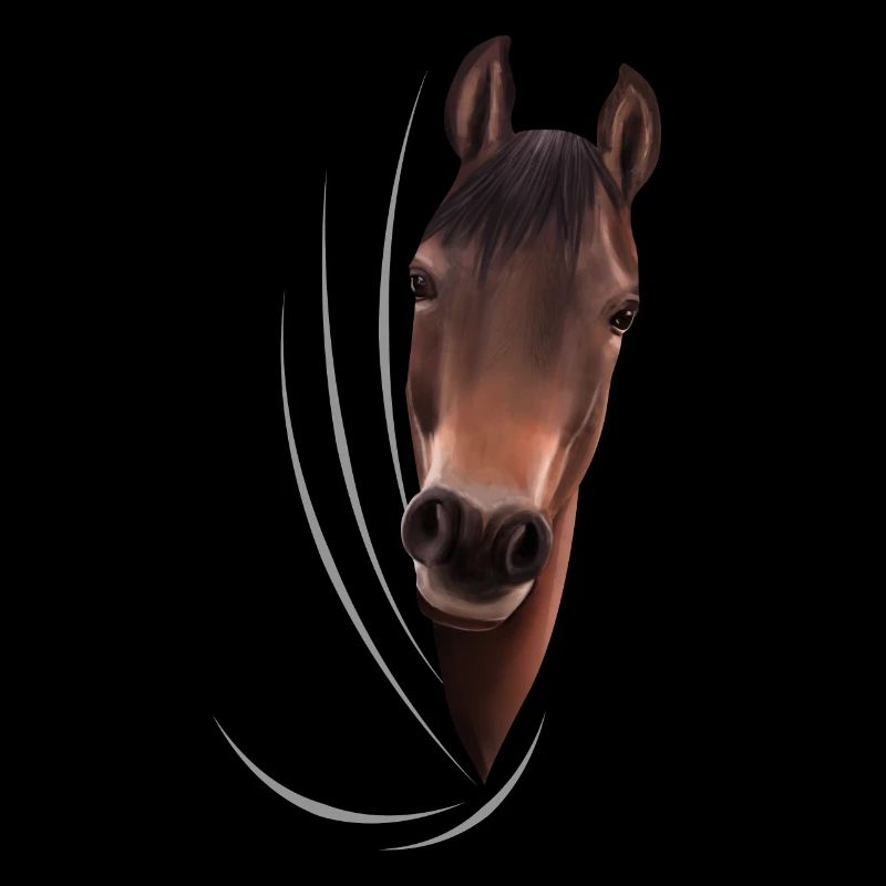 Cadeau d'amant de cheval cavalier