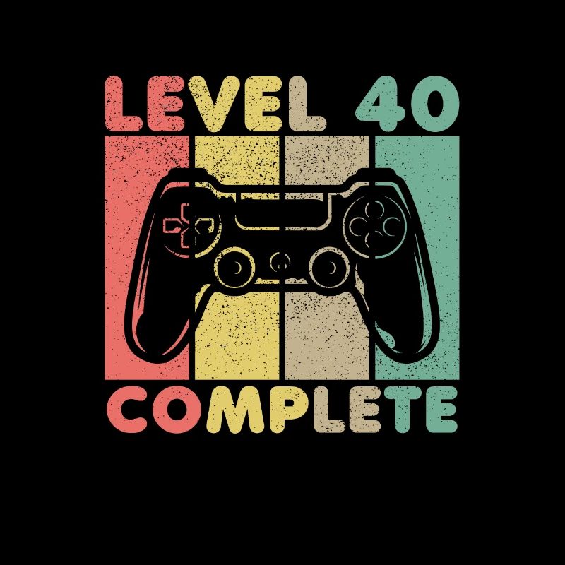 40e anniversaire Excellente idée cadeau pour les joueurs de 40 ans
