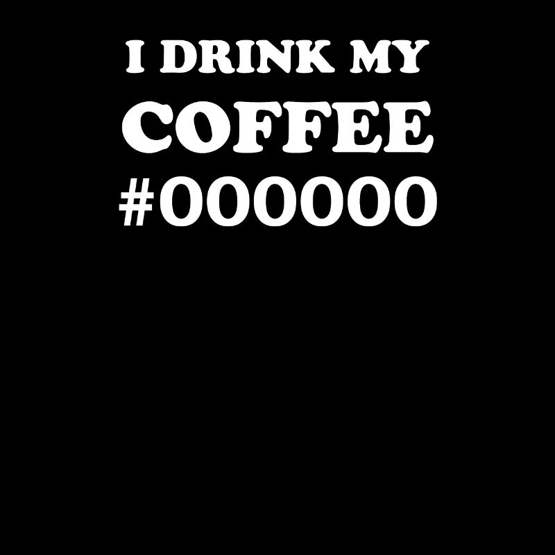 Coffee Black Nerd Programmer IT Web Designer