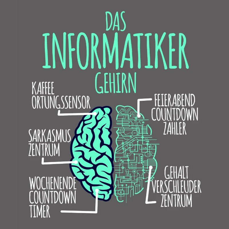 Informatiker Informatik Programmierer Nerd Geek