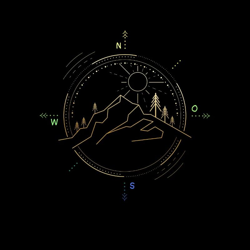 Hiking compass