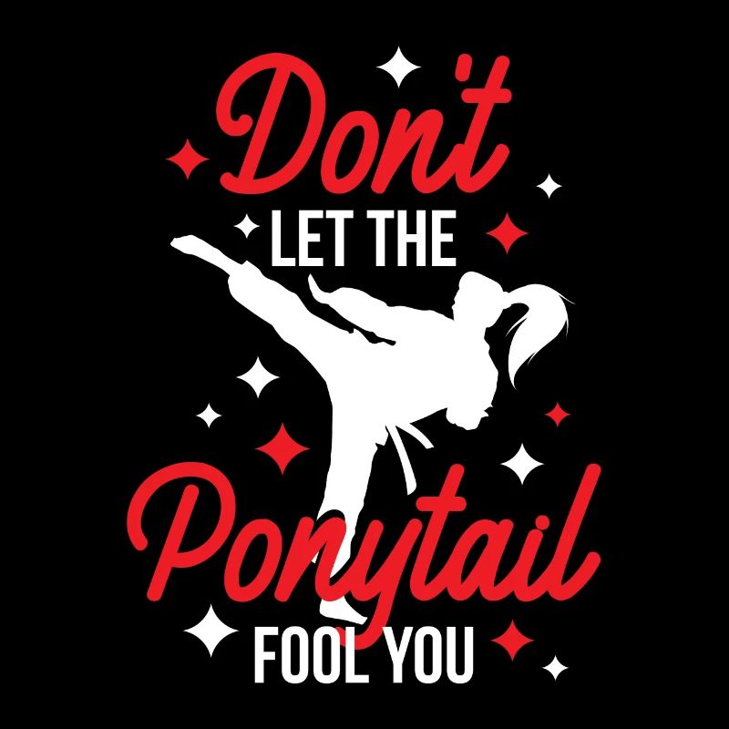 Karaté ne laisse pas la queue de cheval vous tromper