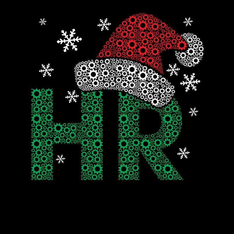 HR Santa Hat Human Resource Management Funny