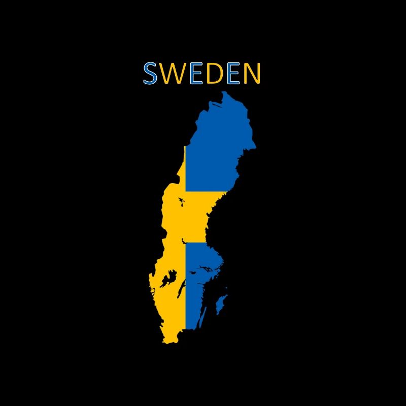 Drapeau de la Suède - Art Design