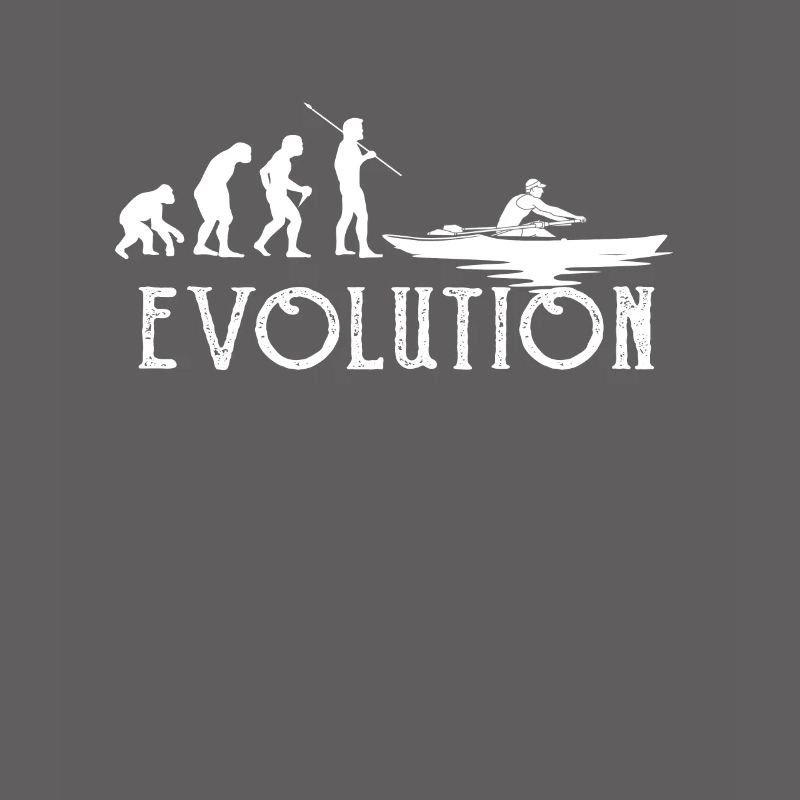 Rudern Evolution Geschenk Ruderer Mann