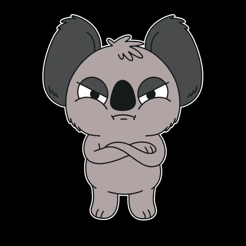 Wütender Koala