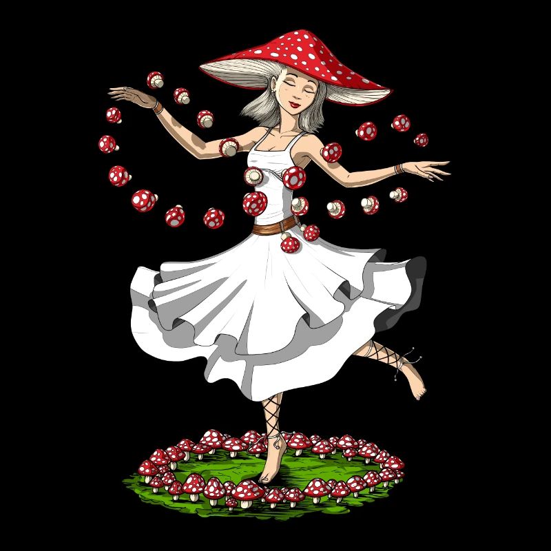 Champignon magique hippie
