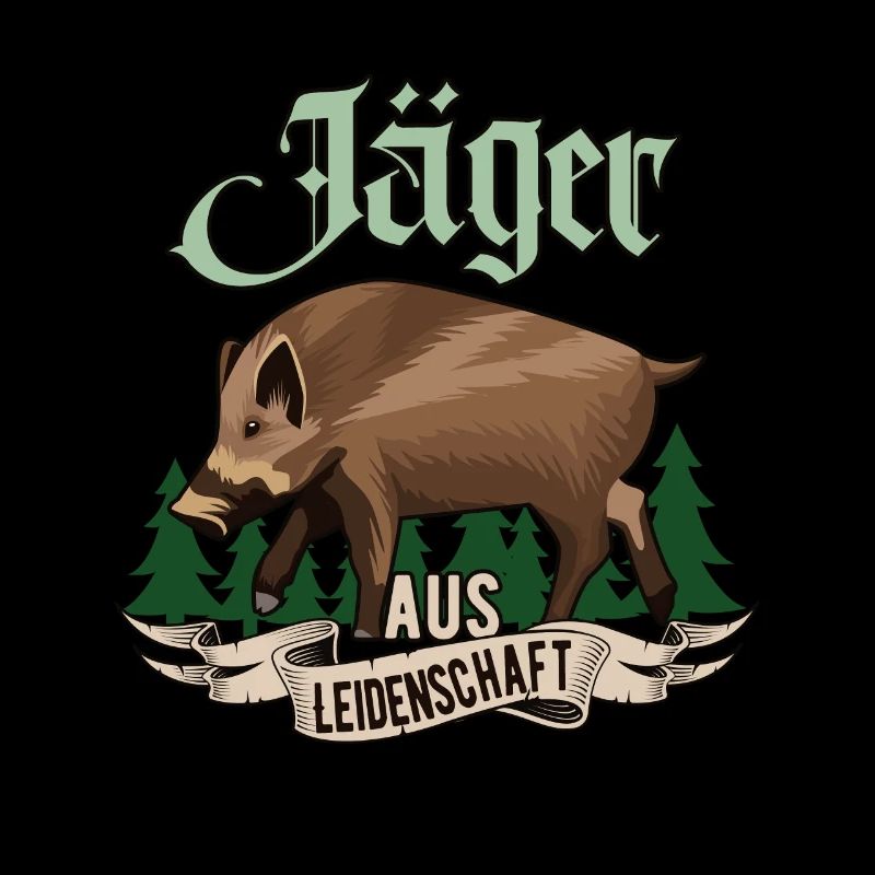 Jäger aus Leidenschaft Wildschwein Jagd Geschenk