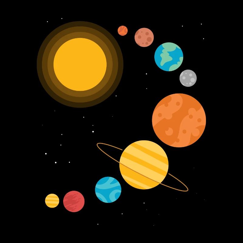 Système solaire de la Idées cadeaux spatiale classique
