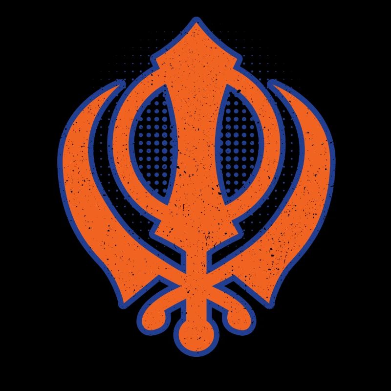 Khanda punjabi moderne - cadeau sikh sikh