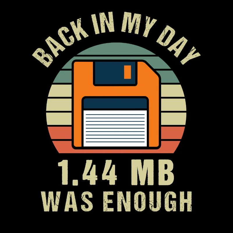 Programmer Floppy Disk Retro Gift