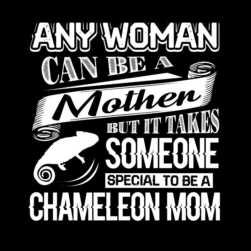 Chamäleon stolz darauf, Chamäleon-Mutter zu sein