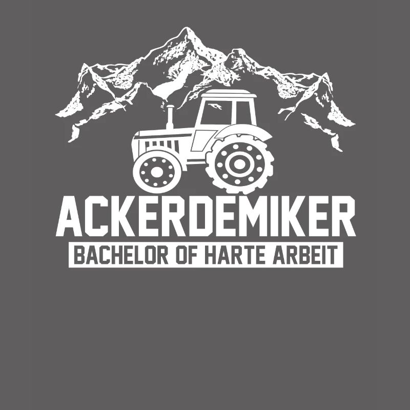 Ackerdemiker Traktor Mann Bauer Jungs Trecker