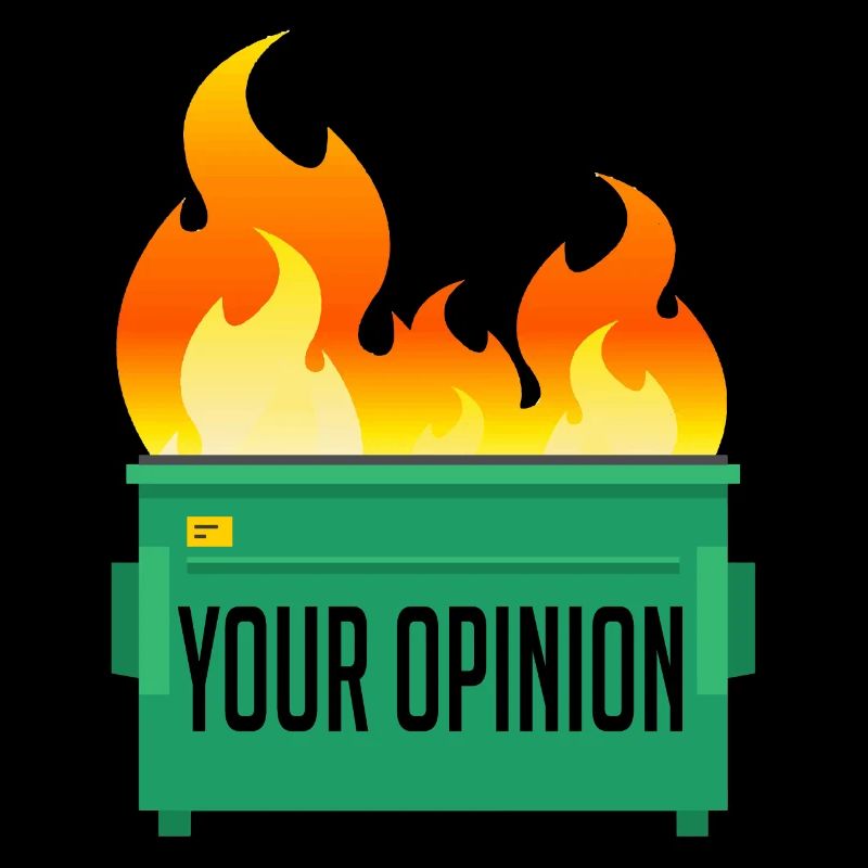 Your Opinion Dumpster Fire