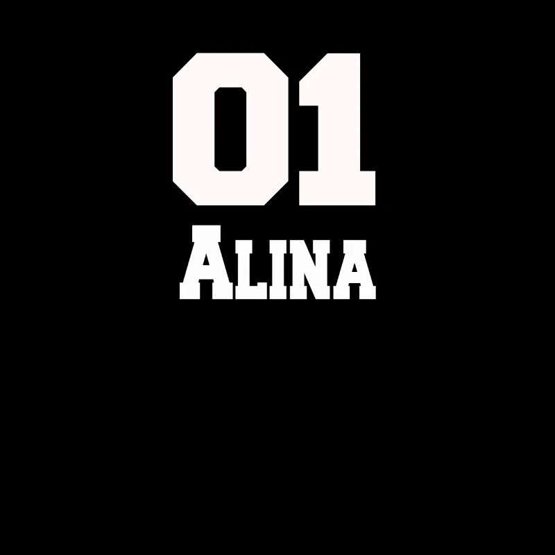 Name Tshirt Alina first name name Nameday present
