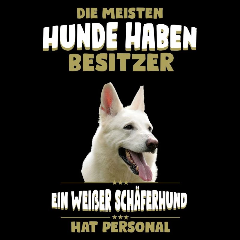 Weisser Schäferhund Tshirt - Weisser Schäferhund