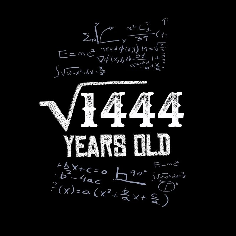 38th birthday 38 years math formula