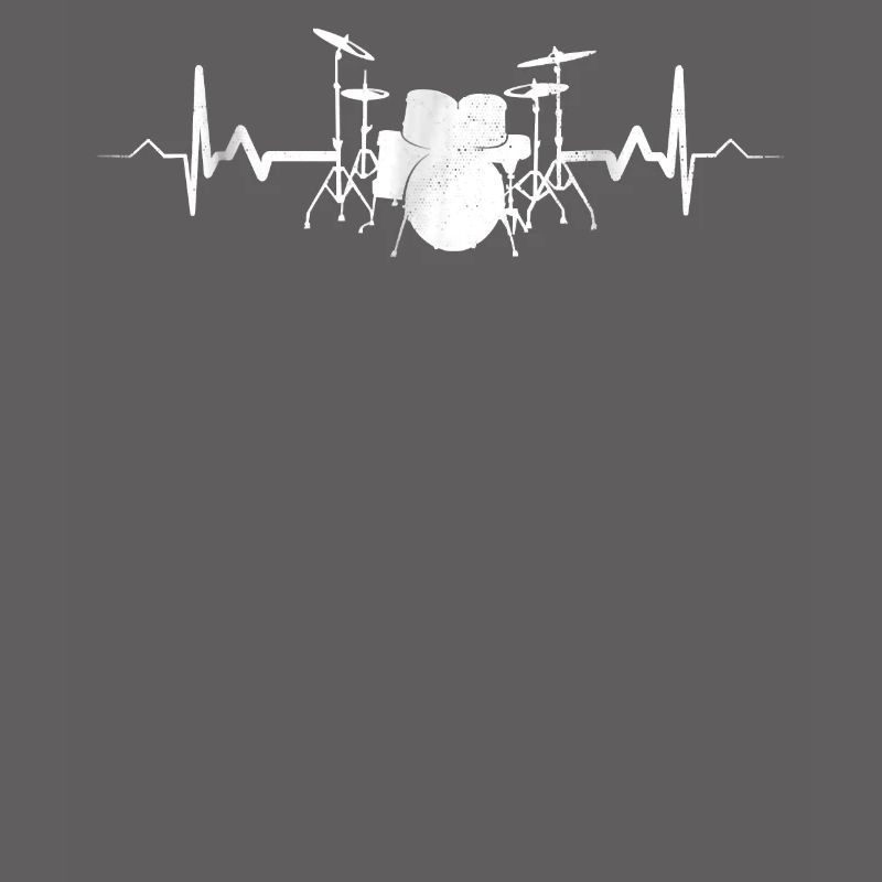 Drummer Drumming Heartbeat Drums