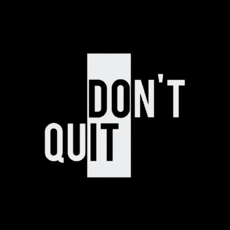 NE PAS QUIT T-shirt Do It