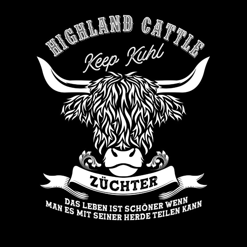 Highland Cattle Hochlandrind Kuh Kuhl Geschenk