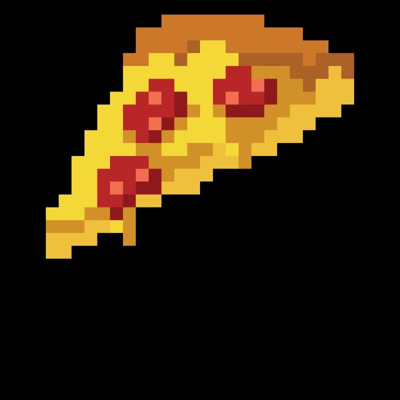 Déguisement rétro 8 bits de Pizza Pixel 80
