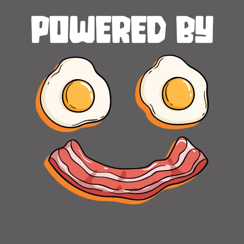 Powered By Eggs And Bacon - Fried Egg Breakfast