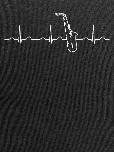 Funny heartbeat saxophone