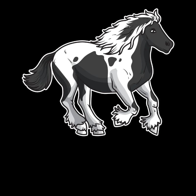Irish Cob Pferd Geschenkidee