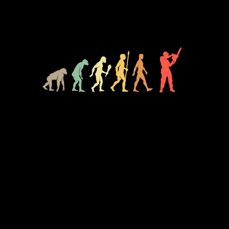 Retro Timber Sports Evolution Holzfäller Geschenk