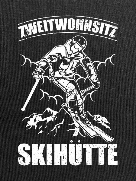 Zweitwohnsitz Skihütte Lustiger Skifahrer Spruch