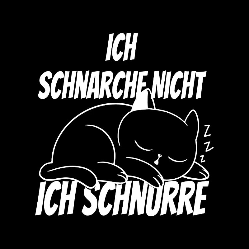 Ich schnarche nicht ich schnurre