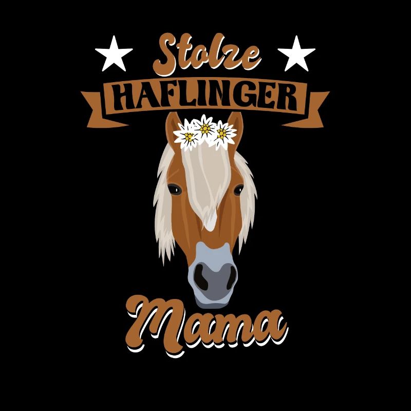 Stolze Haflinger Mama Geschenk