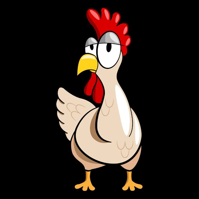 Drôle de poulet cadeau poulet poule élevage