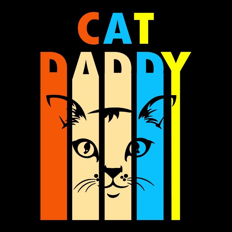 Cat Daddy Katzengesicht Katzenvater